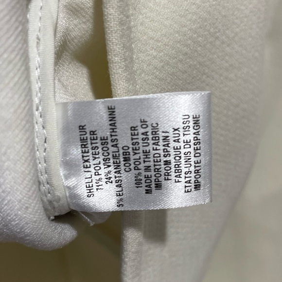 Milly Sheath dress in Cream Ivory Ecru with Gold Zipper design Size 10 - Picture 6 of 6